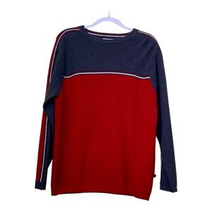 Vintage The Original Arizona Jean Company Men Sweater Dark Red /Gray Sz M